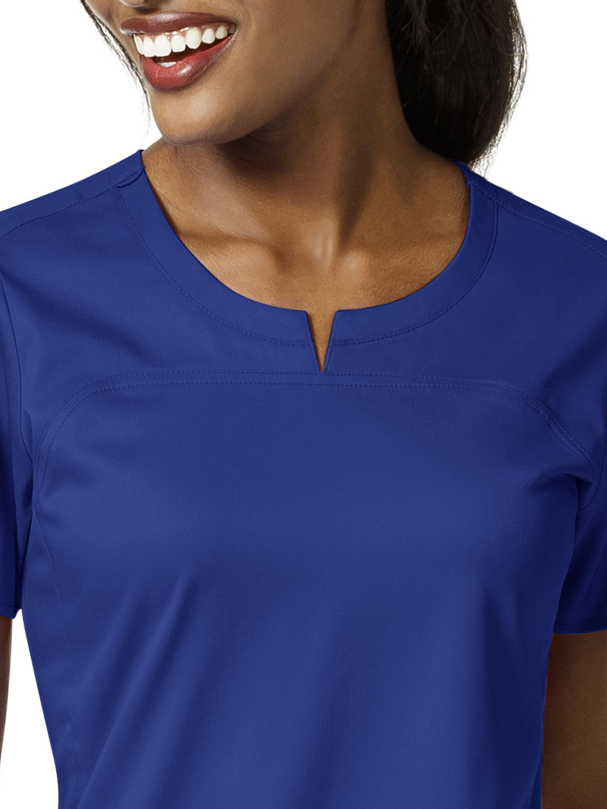 Women's 4 Pocket Notch Neck Top