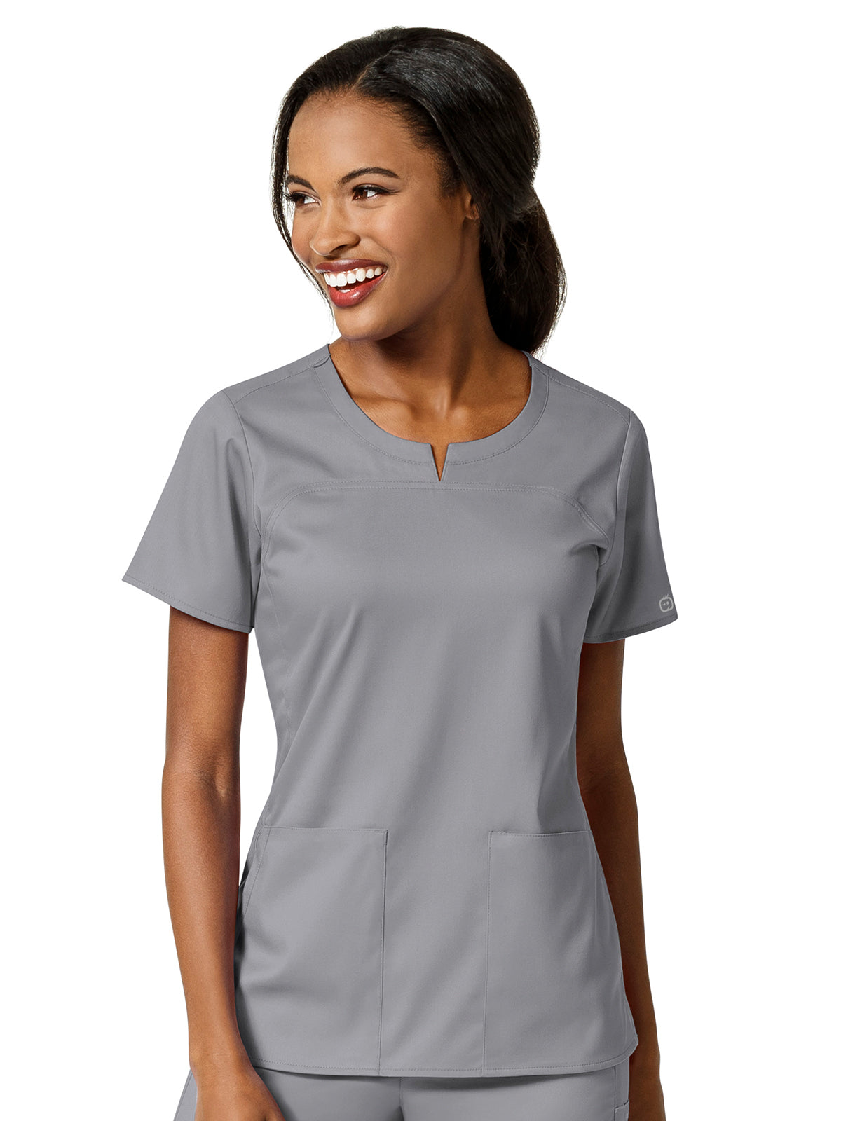 Women's 4 Pocket Notch Neck Top