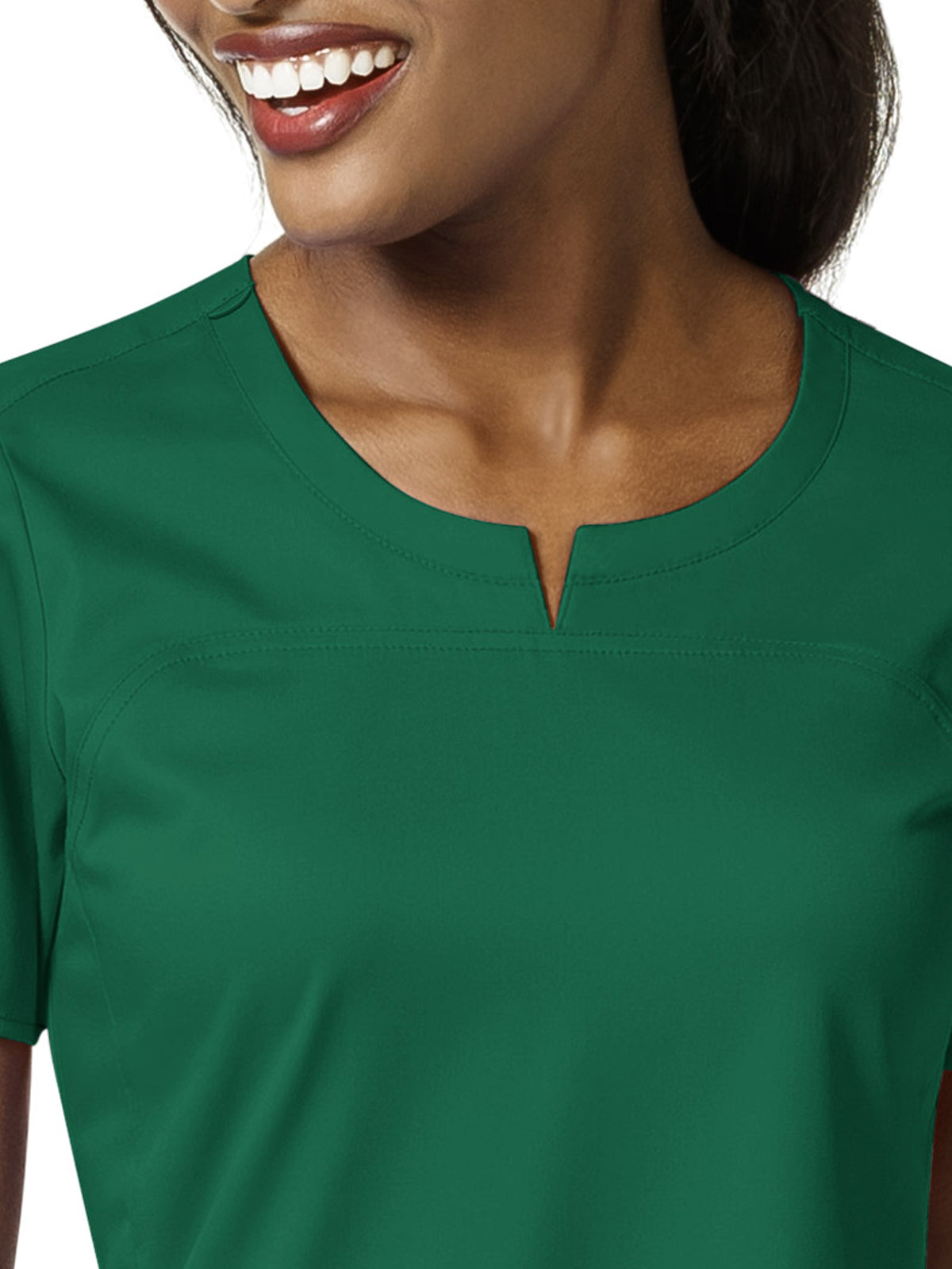 Women's 4 Pocket Notch Neck Top