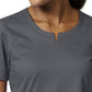 Women's 4 Pocket Notch Neck Top