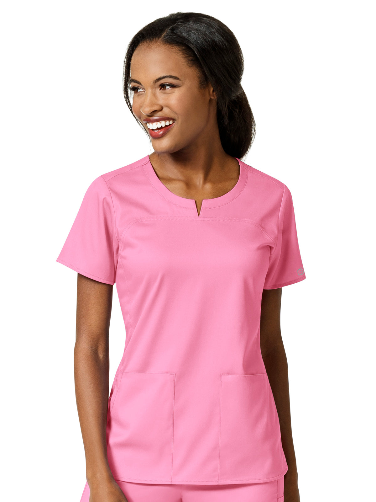 Women's 4 Pocket Notch Neck Top