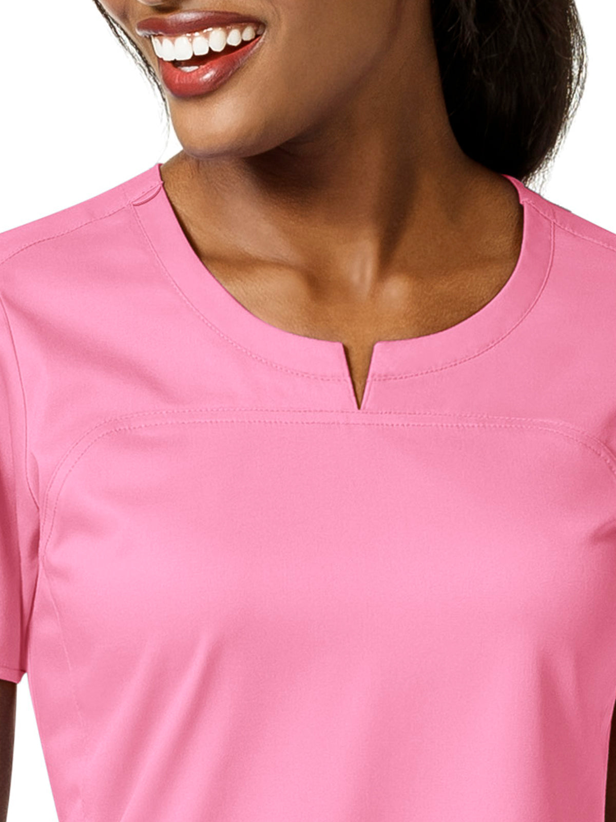 Women's 4 Pocket Notch Neck Top