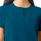 Women's One-Pocket Mandarin Collar Tuck-In Top