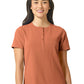 Women's One-Pocket Mandarin Collar Tuck-In Top