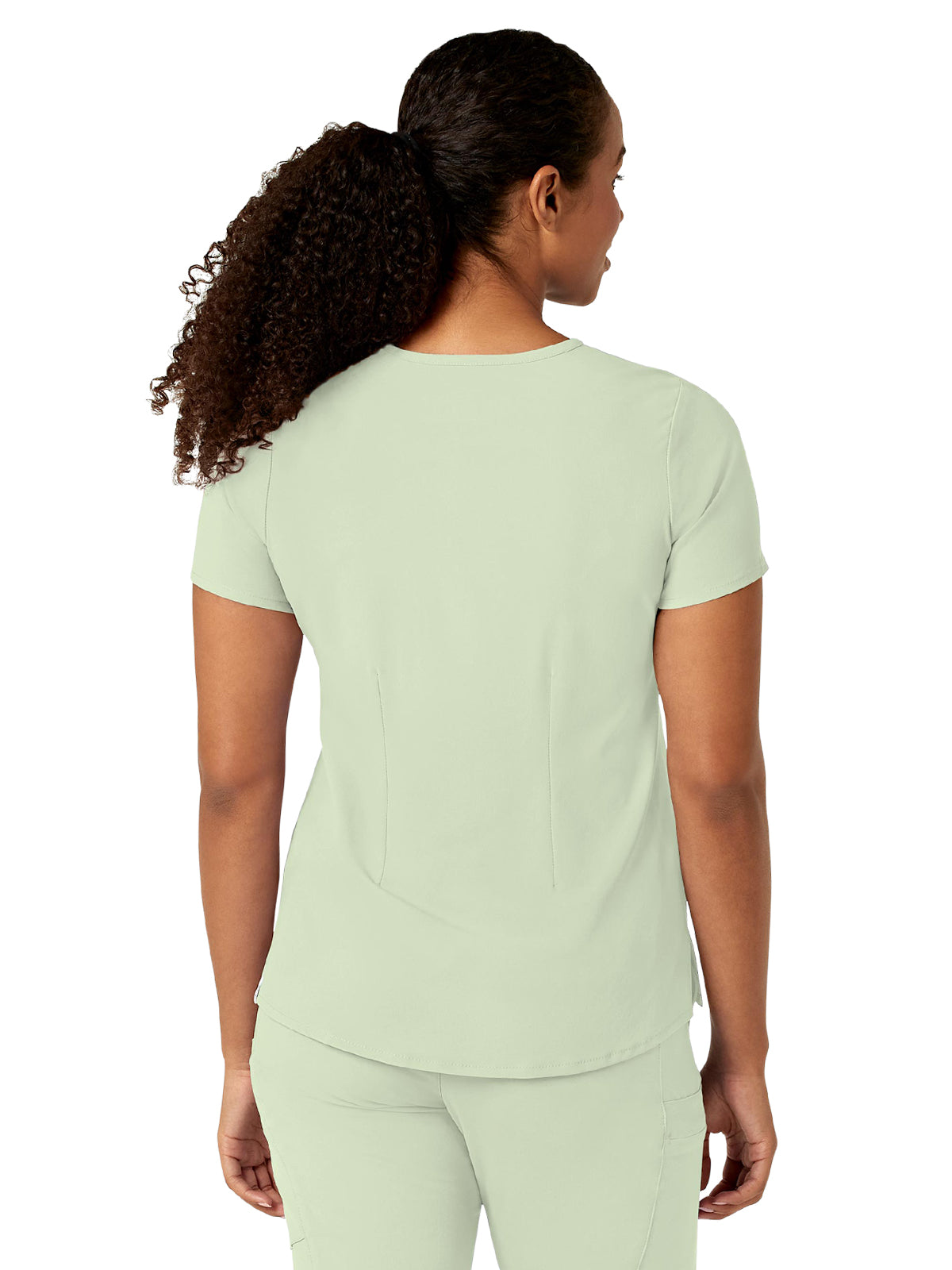 Women's One-Pocket Mandarin Collar Tuck-In Top