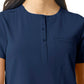 Women's One-Pocket Mandarin Collar Tuck-In Top