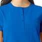 Women's One-Pocket Mandarin Collar Tuck-In Top