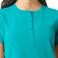 Women's One-Pocket Mandarin Collar Tuck-In Top