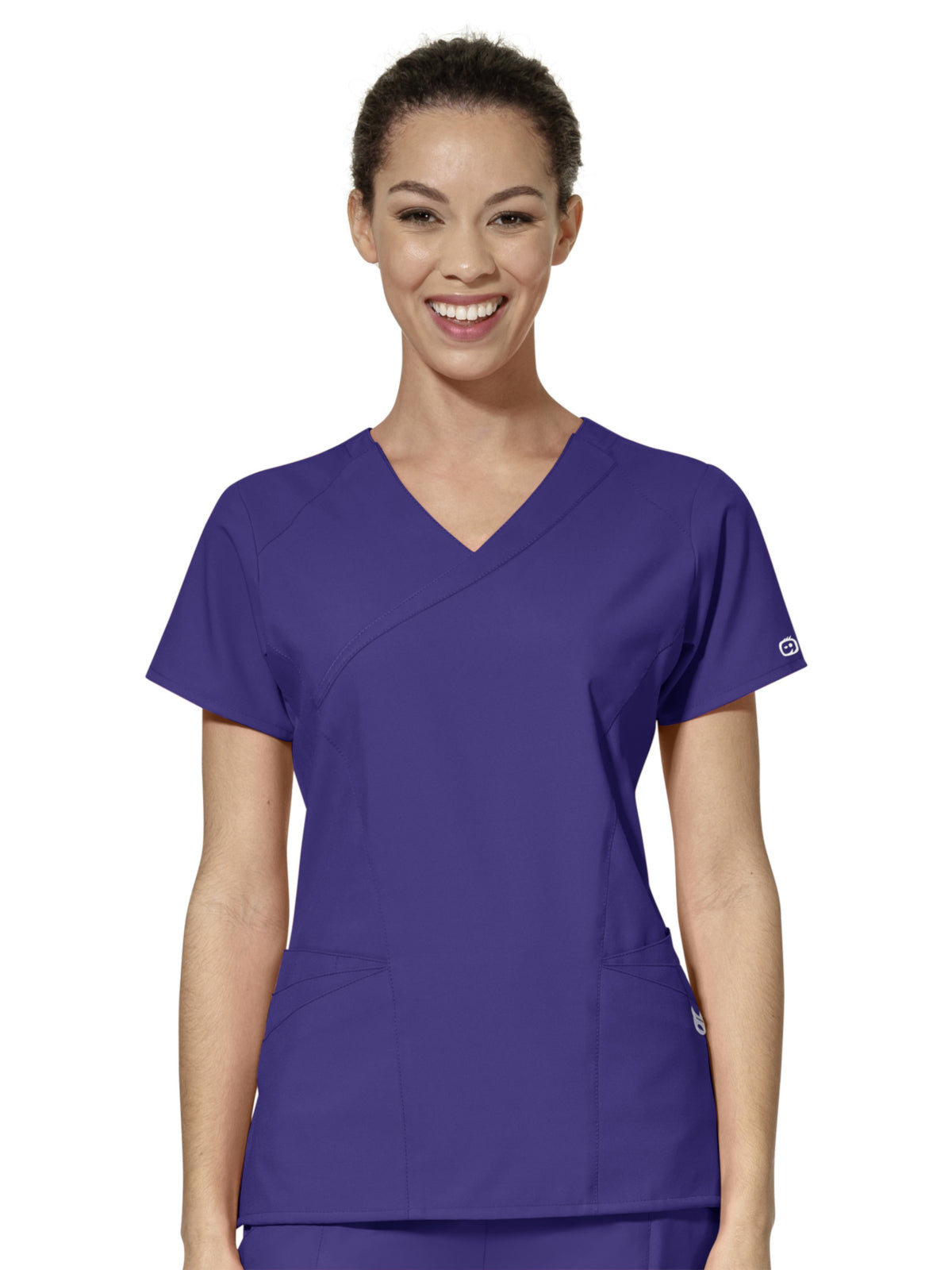 Women's Ten-Pocket Mock Wrap Top