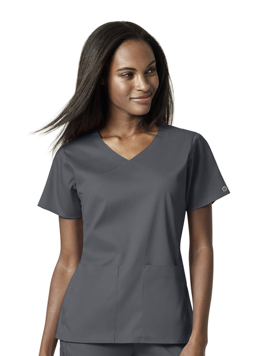 Women's 4 Pocket Wrap Top