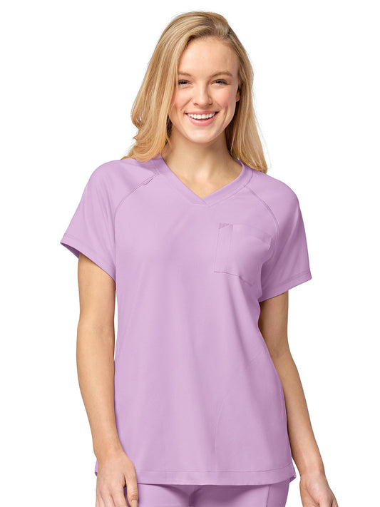 Women's Four-Pocket V-Neck Top