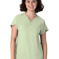 Women's Three-Pocket Y-Neck Dolman Scrub Top