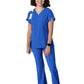 Women's Three-Pocket Y-Neck Dolman Scrub Top