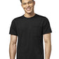 Men's One-Pocket Crew Neck Scrub Top