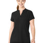 Women's Four-Pocket Mandarin Collar Scrub Top