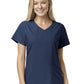 Women's Two-Pocket Y-Neck Wrap Top