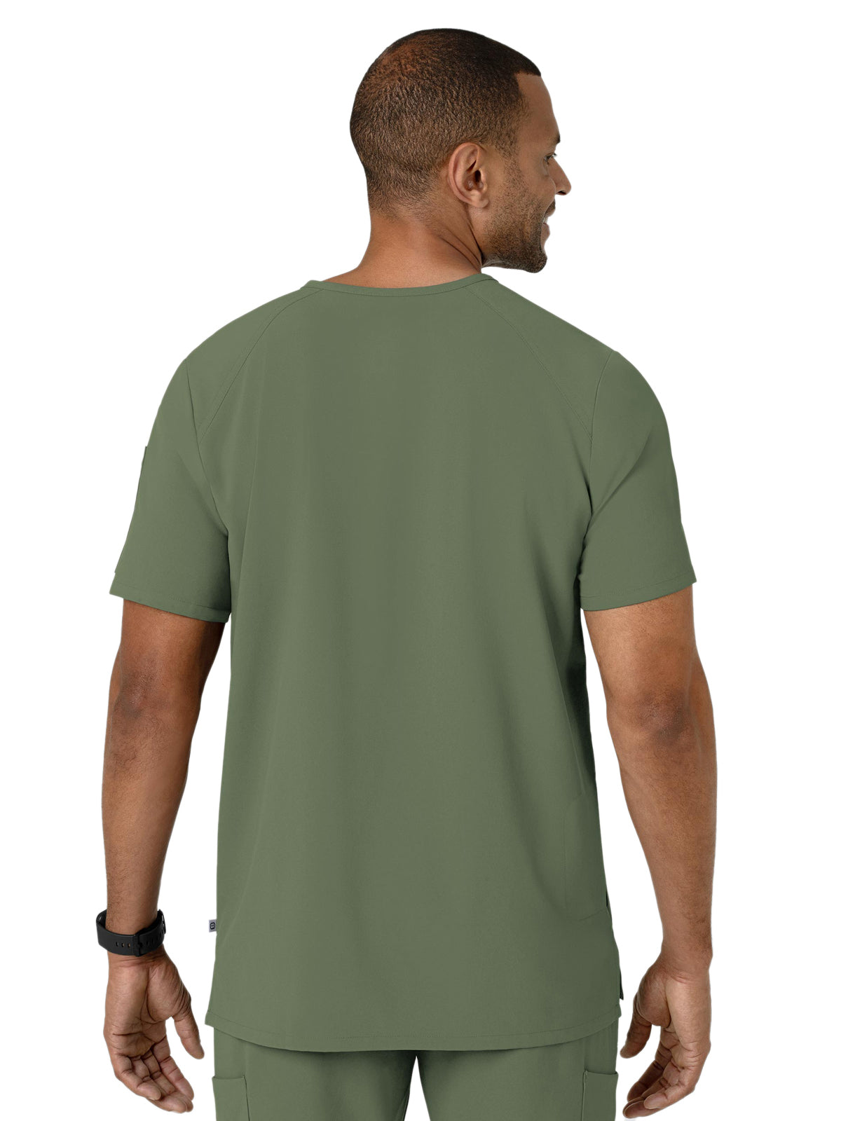 Men's V-Neck 5-Pocket Scrub Top