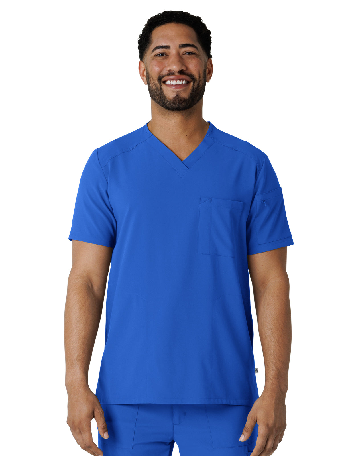 Men's V-Neck Five-Pocket Top