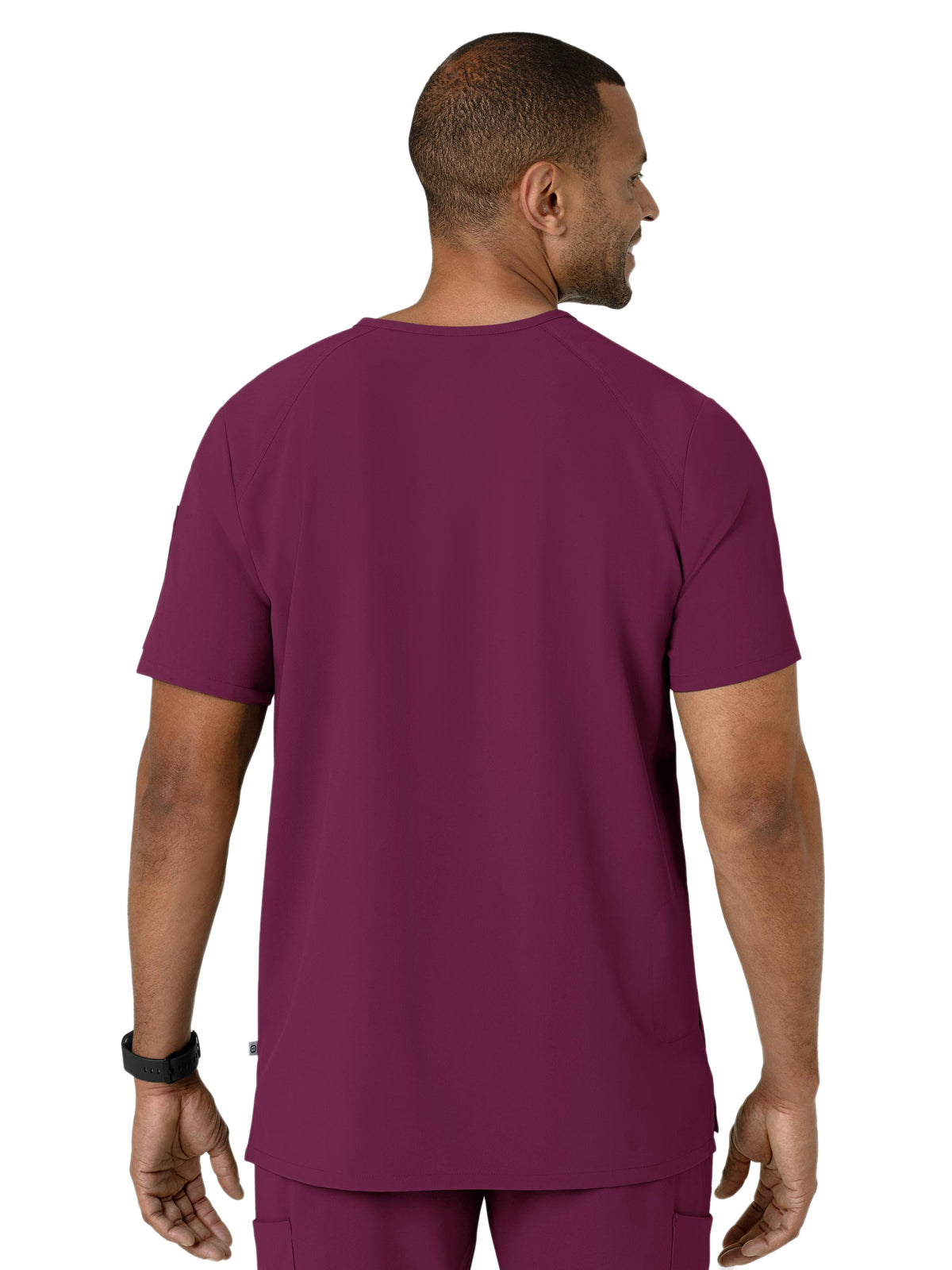 Men's V-Neck 5-Pocket Scrub Top