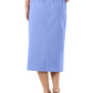Women's Five-Pocket Pull On Cargo Skirt - 701 - Ceil Blue