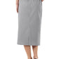 Women's Five-Pocket Pull On Cargo Skirt - 701 - Grey