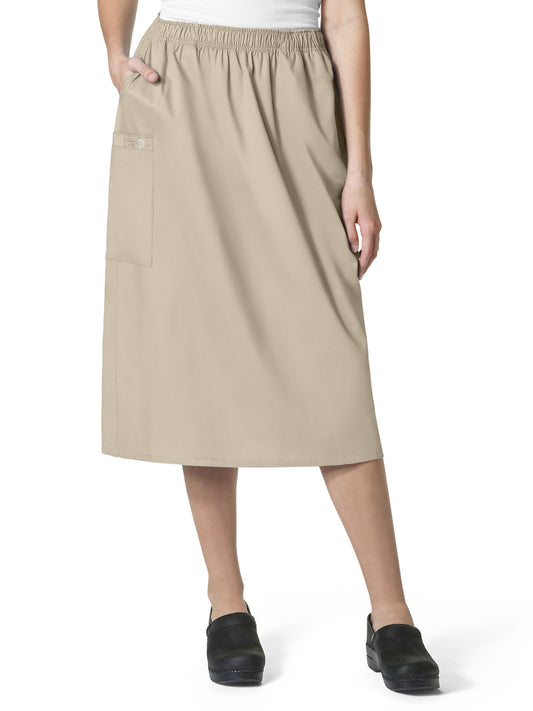 Women's Five-Pocket Pull On Cargo Skirt