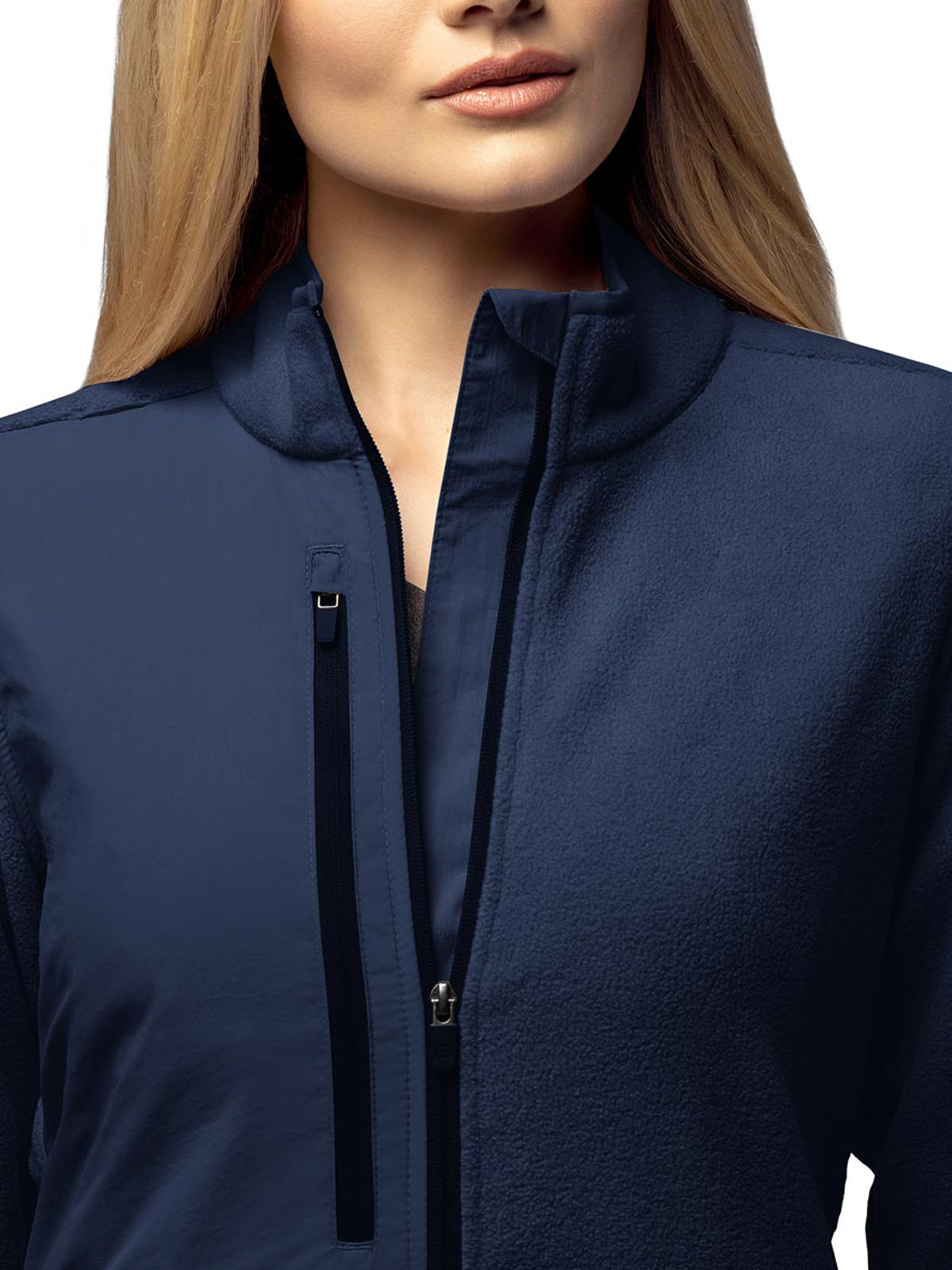 Women's Seven-Pocket Micro Fleece Zip Jacket