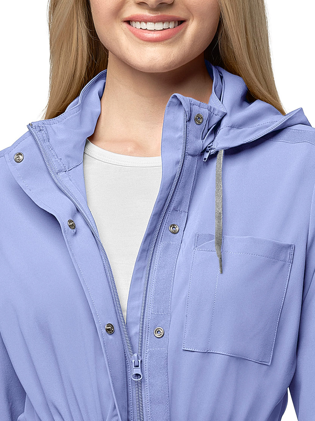 Women's Five-Pocket Convertible Hood Jacket