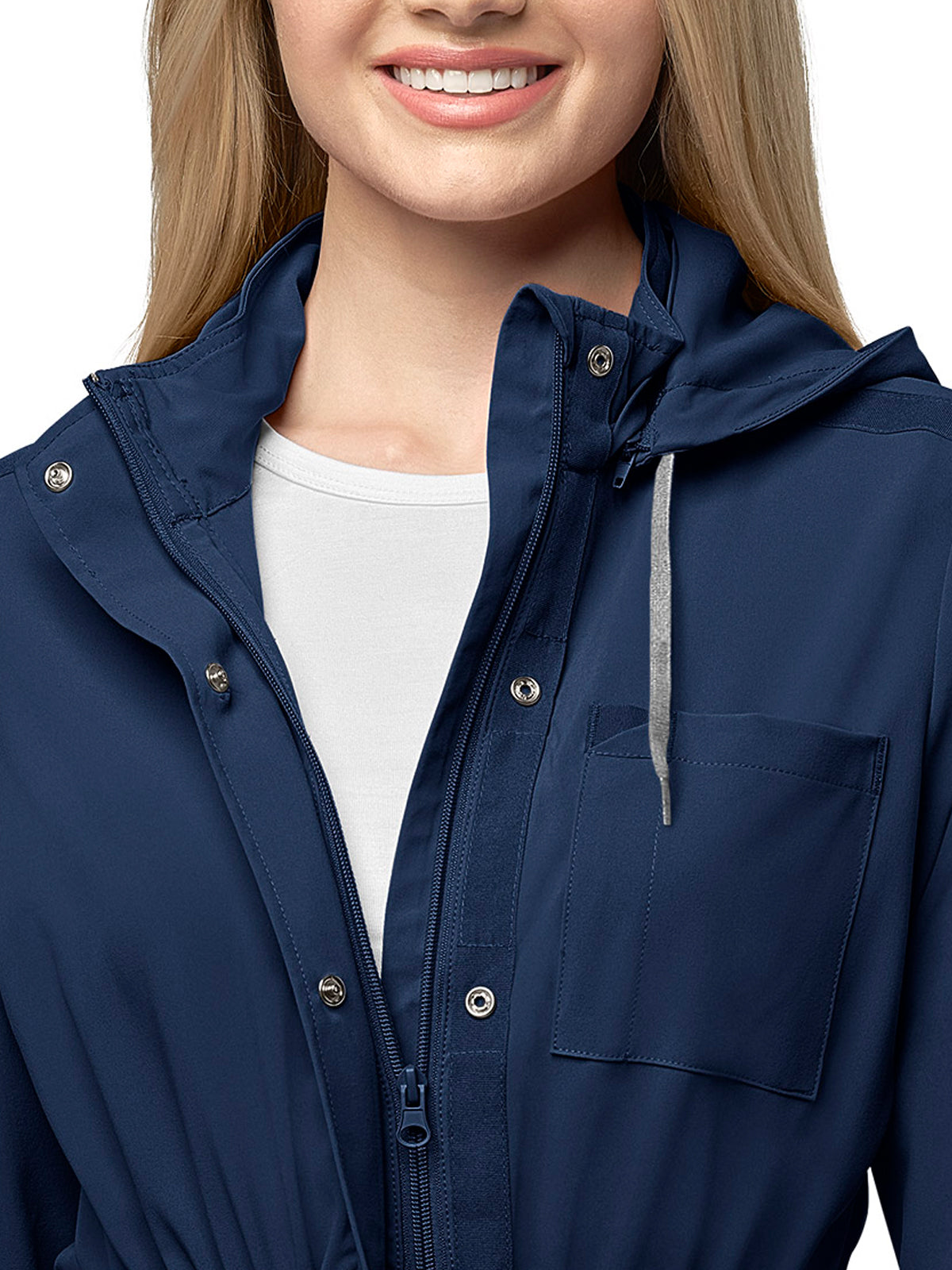 Women's Five-Pocket Convertible Hood Jacket