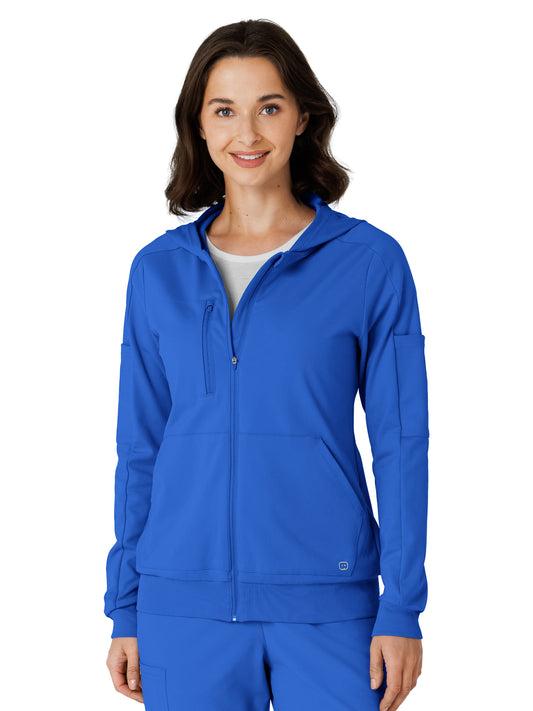 Knit Women’s Four-Pocket Zip Hoodie