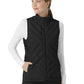 Women's Six-Pocket Quilted Scrub Vest