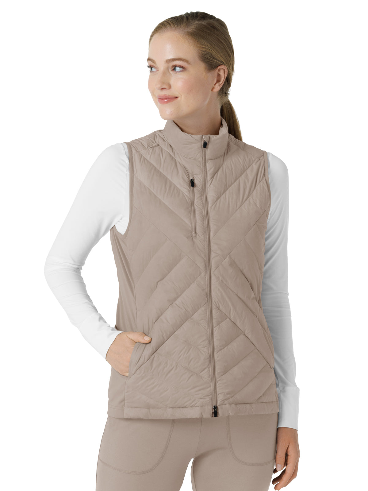 Women's Six-Pocket Quilted Vest