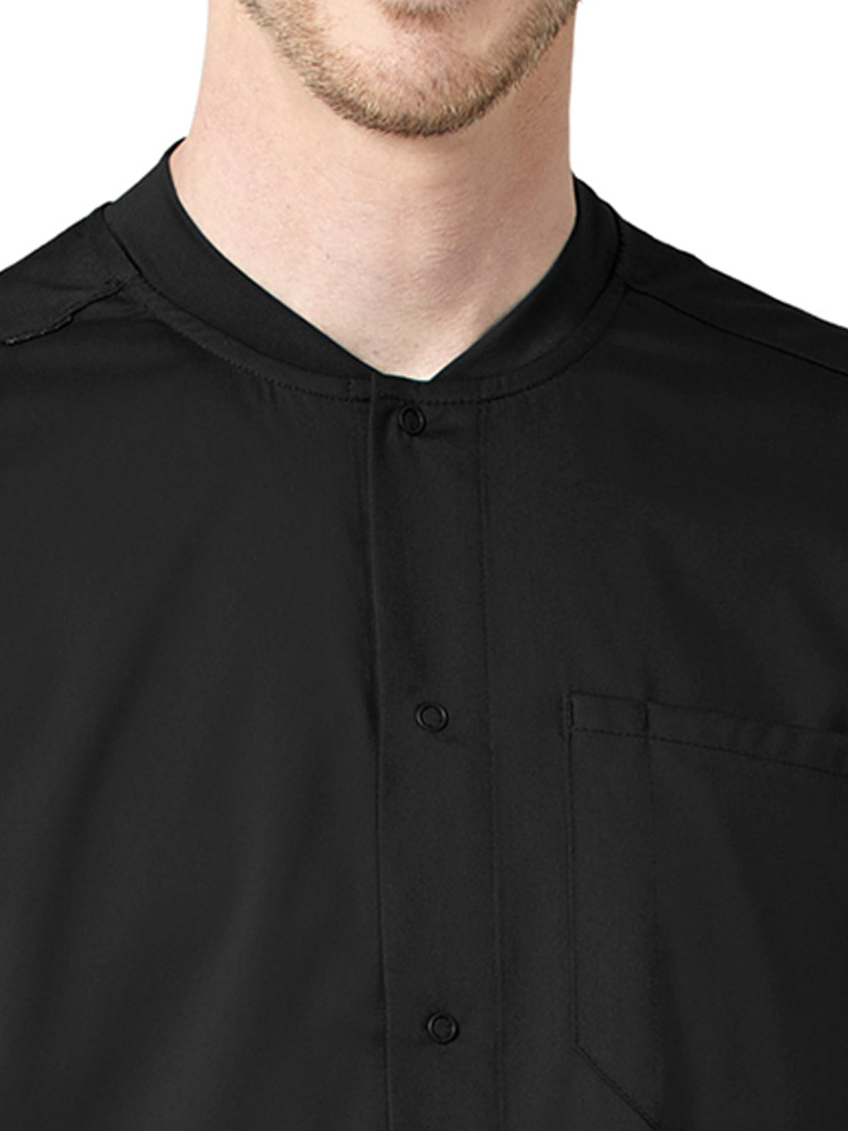 Men's Six-Pocket Snap-Front Warm-Up Jacket