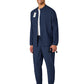 Men's Three-Pocket Zip-Front Warm-Up Scrub Jacket