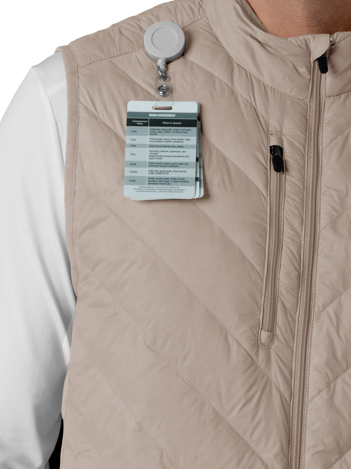 Men's Six-Pocket Quilted Vest