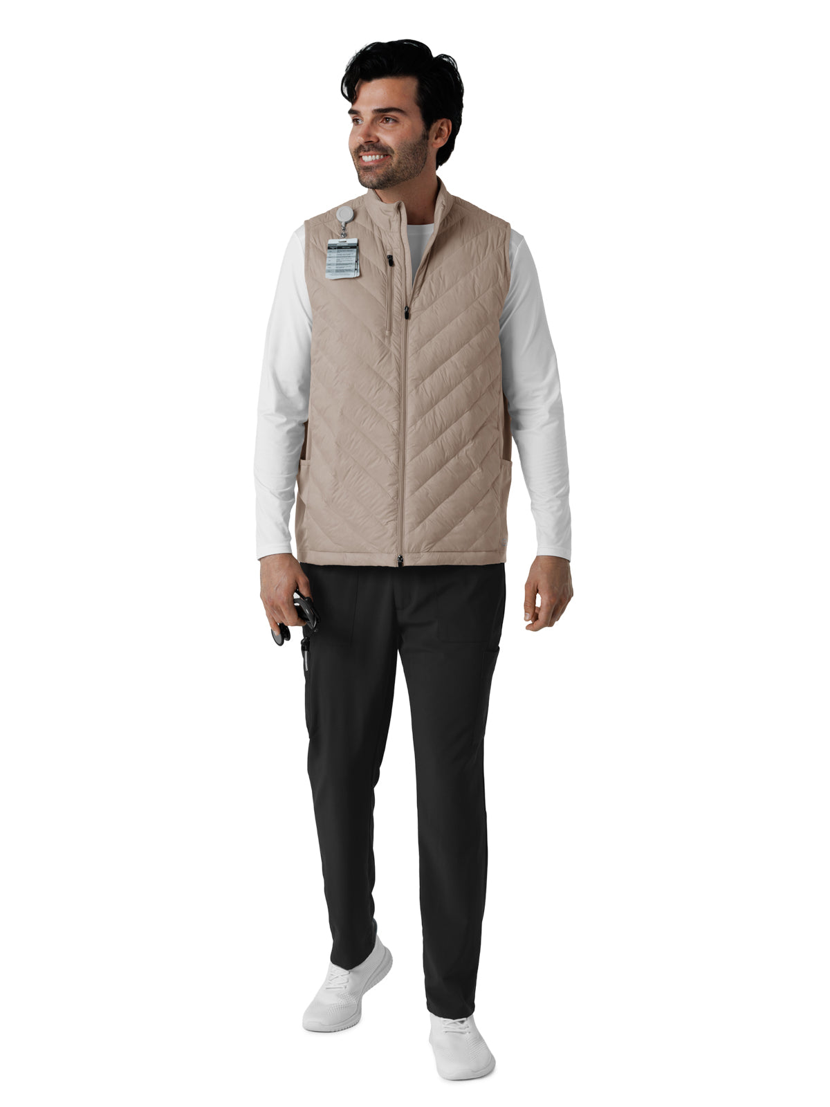 Men's Six-Pocket Quilted Vest