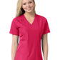 Women's Six-Pocket Modern Fit Twill V-Neck Top