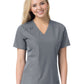 Women's Six-Pocket Modern Fit Twill V-Neck Top