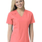 Women's Six-Pocket Modern Fit Twill V-Neck Top