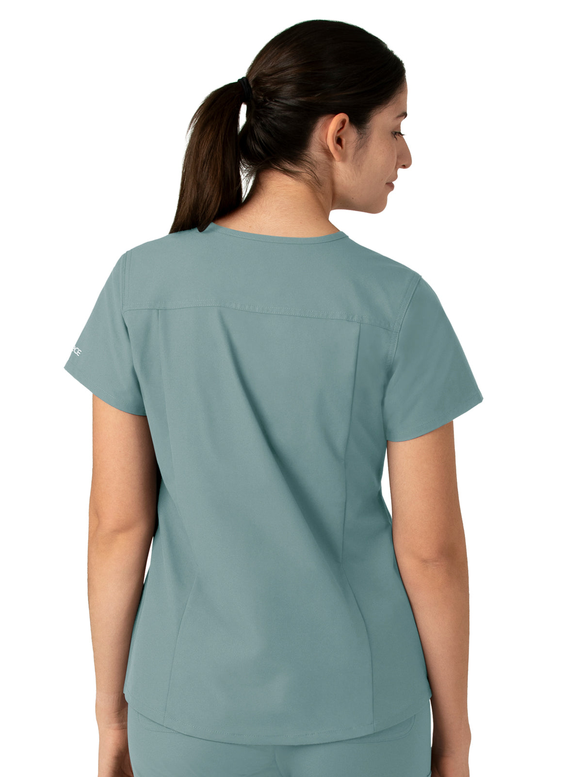 Women's Five-Pocket Modern Fit V-Neck Top