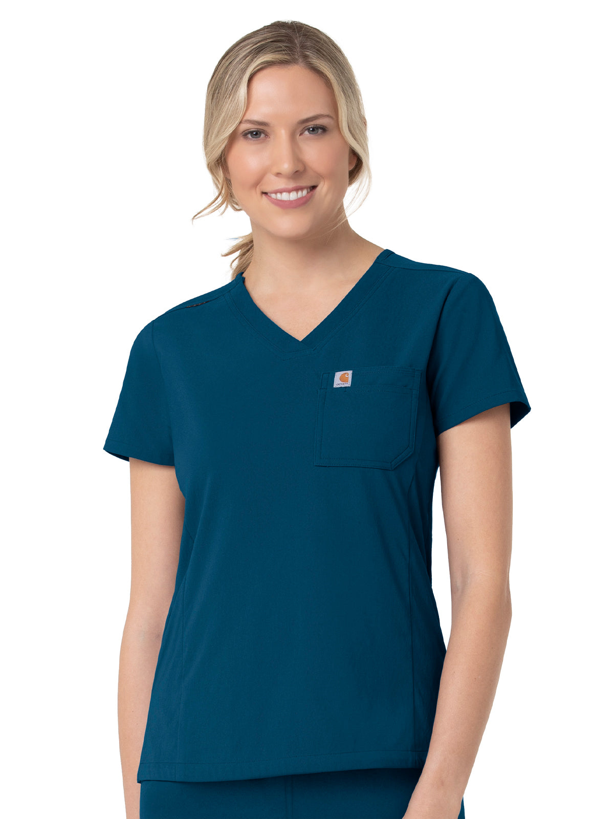 Women's Two-Pocket V-Neck Top