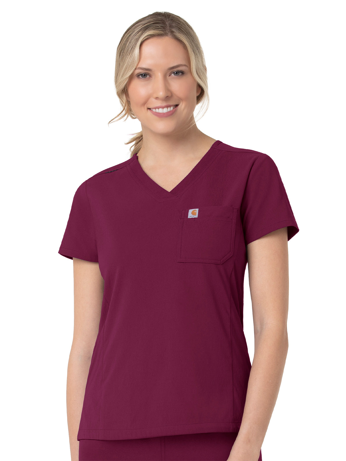 Women's Two-Pocket V-Neck Top