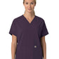 Women's Four-Pocket Oversized V-Neck Scrub Top