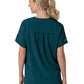 Women's Four-Pocket Oversized V-Neck Top