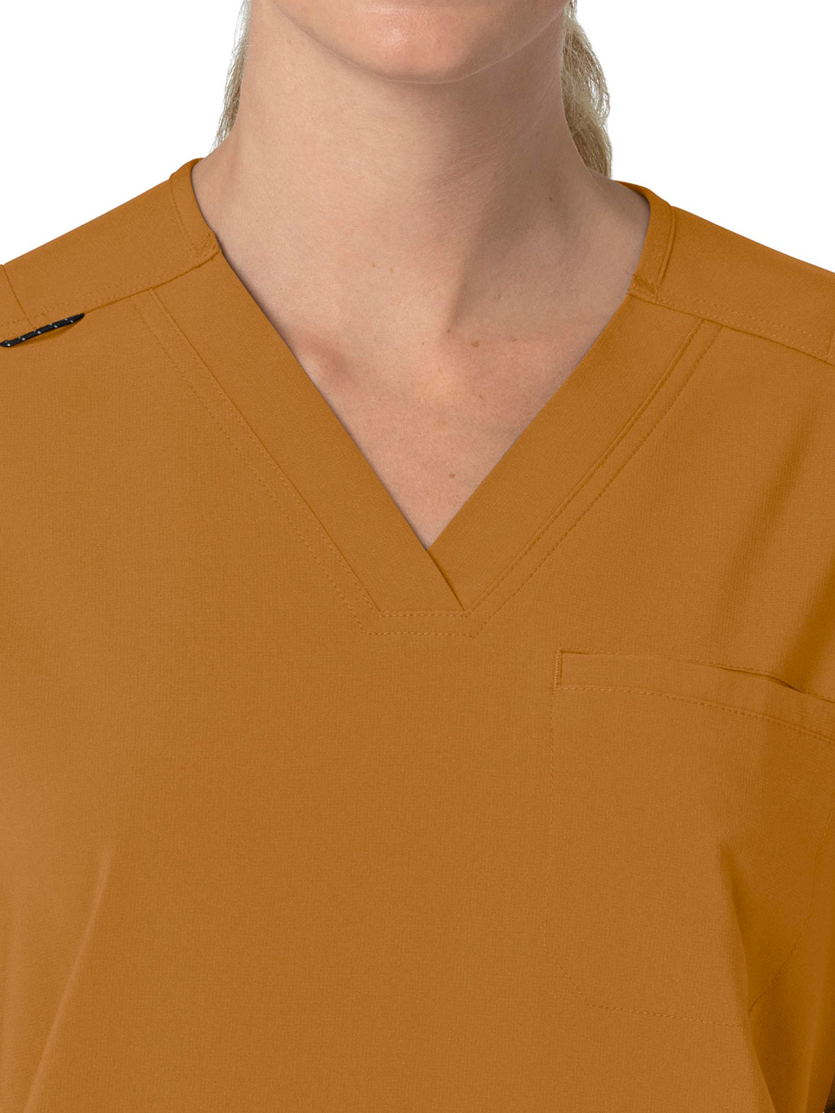 Women's Four-Pocket Oversized V-Neck Scrub Top