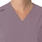 Women's Four-Pocket Oversized V-Neck Scrub Top