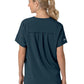 Women's Four-Pocket Oversized V-Neck Scrub Top