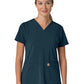 Women's Three-Pocket Flex Panel V-Neck Scrub Top