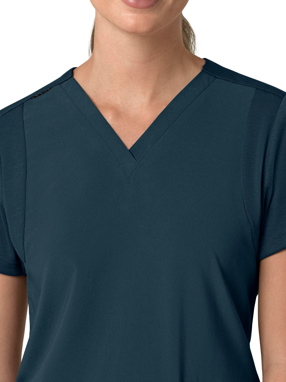 Women's Three-Pocket Flex Panel V-Neck Scrub Top