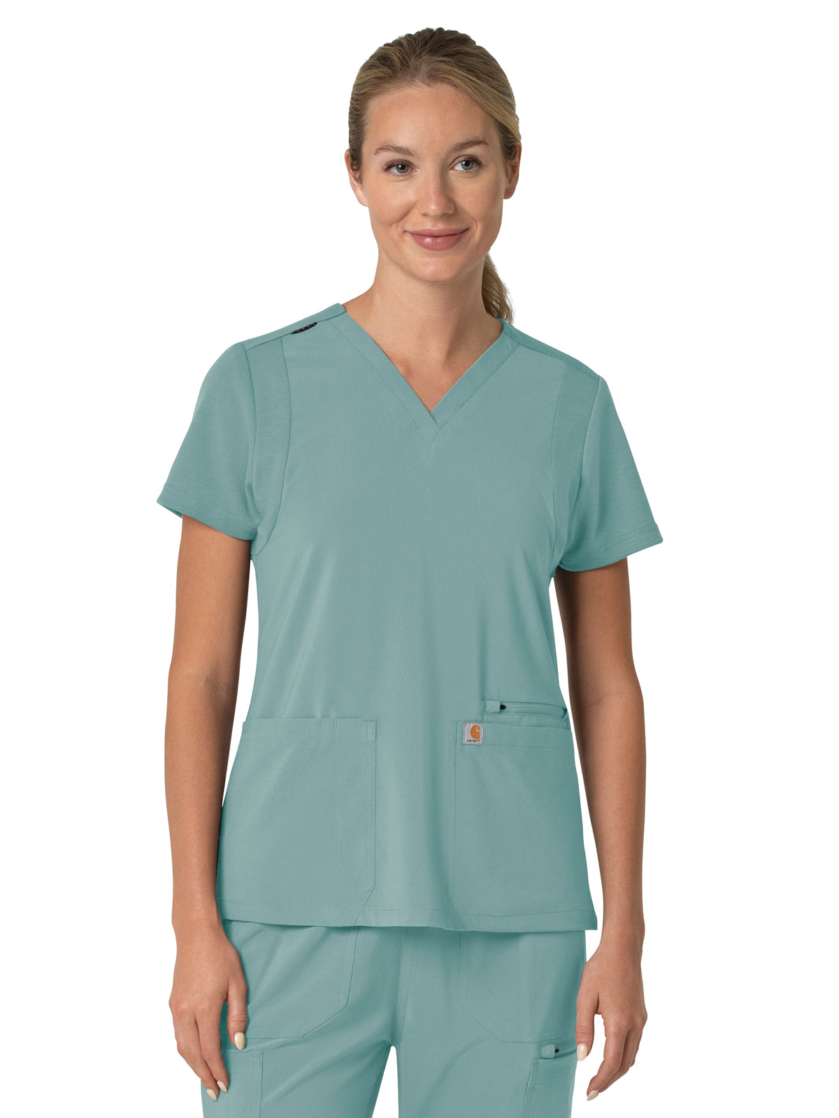 Women's Three-Pocket Flex Panel V-Neck Top